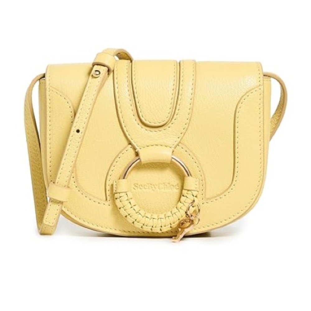 See By Chloe Yellow Hana Crossbody Bag with Structured Silhouette